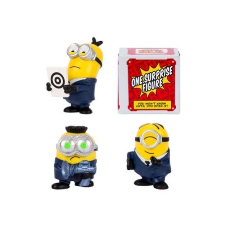 DESPICABLE ME 4 PACK DE 4 FIGURAS MINIIONS PVC AVL SQUAD 5CM