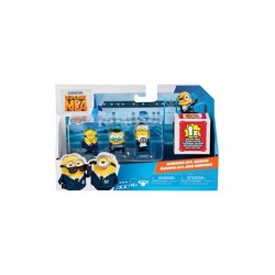 DESPICABLE ME 4 PACK DE 4 FIGURAS MINIIONS PVC AVL SQUAD 5CM