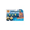 DESPICABLE ME 4 PACK DE 4 FIGURAS MINIIONS PVC AVL SQUAD 5CM