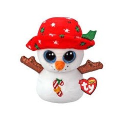 PELUCHE TY - MUÑECO DE NIEVE BRRRNIE