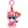 PELUCHE TY LLAVERO UNICORNIO (FANTASIA)