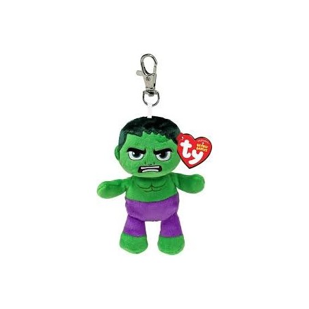 PELUCHE TY LLAVERO MARVEL (HULK)