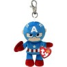 PELUCHE TY LLAVERO MARVEL (CAPITAN AMERICA)