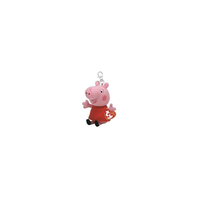 PELUCHE TY LLAVERO PEPPA PIG (PEPPA)