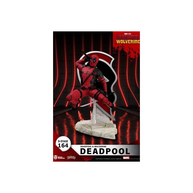 FIGURA DEADPOOL 3 DIORAMA PVC D-STAGE DEADPOOL 16 CM