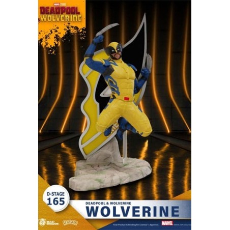 FIGURA DEADPOOL 3 DIORAMA PVC D-STAGE WOLVERINE 16 CM