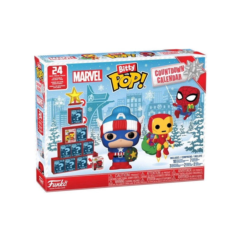 BITTY POP! CALENDARIO DE ADVIENTO "COUNTDOWN CALENDAR" MARVEL