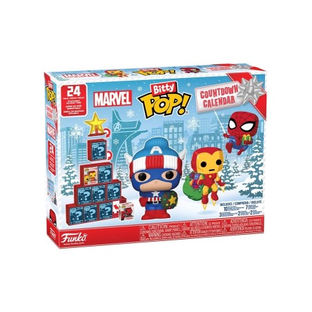 BITTY POP! CALENDARIO DE ADVIENTO "COUNTDOWN CALENDAR" MARVEL