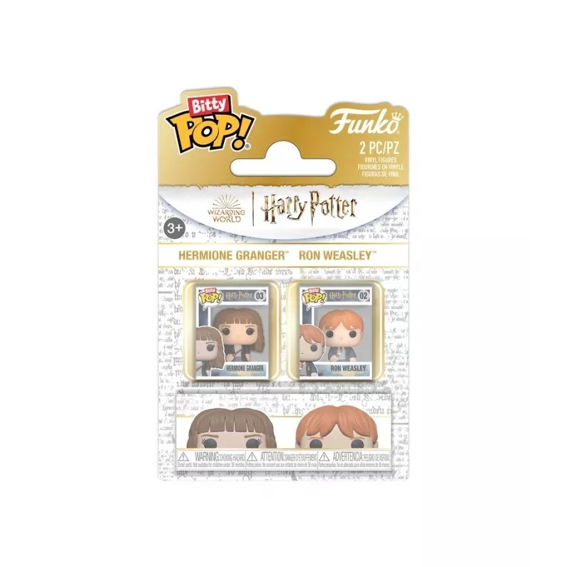 BITTY POP! HARRY POTTER (PACK 2 UD.  HERMIONE & RON)