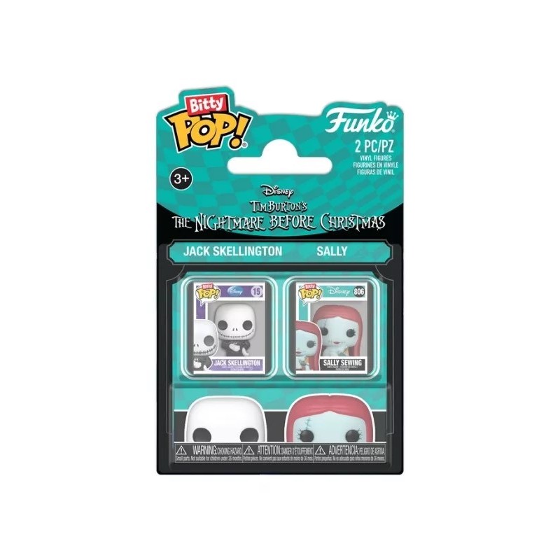 BITTY POP! PESADILLA ANTES DE NAVIDAD "NBC" (PACK 2 UD. KACK & SALLY)