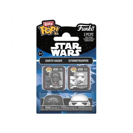 BITTY POP! STAR WARS (PACK 2 UD. DARTH VADER & STORMTROOPER)