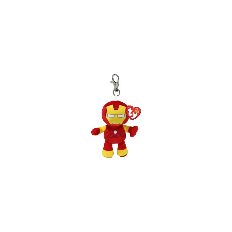 PELUCHE TY LLAVERO MARVEL (IRON MAN)