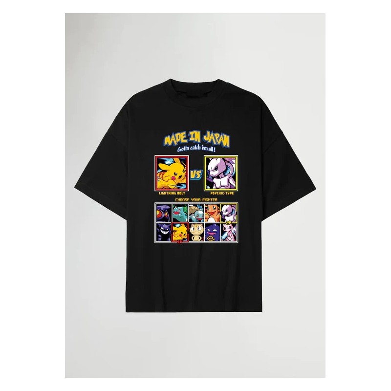 CAMISETA MADE IN JAPAN POKEMON CHOOSE YOU FIGHTER