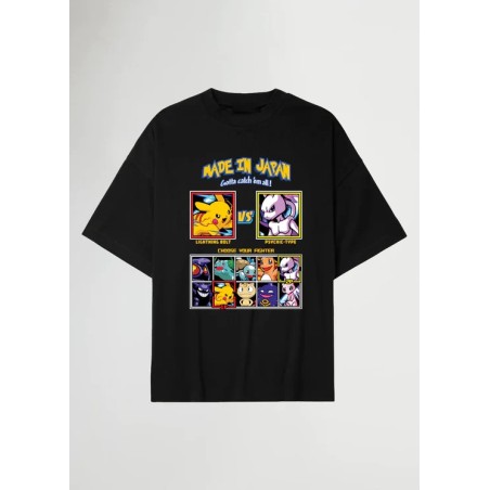 CAMISETA MADE IN JAPAN POKEMON CHOOSE YOU FIGHTER
