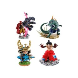 ONE PIECE PETITRAMA ESTATUA PVC LOGBOX RE BIRTH WANOKUNI VOL. 2 SET 9 CM