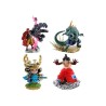 ONE PIECE PETITRAMA ESTATUA PVC LOGBOX RE BIRTH WANOKUNI VOL. 2 SET 9 CM