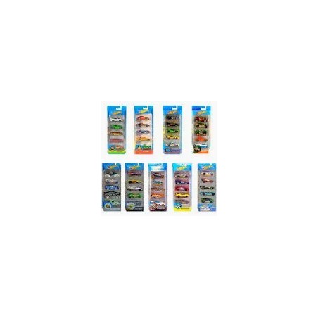 COCHE HOTWHEELS PACK 5 COCHES SURTIDOS