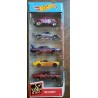 COCHE HOTWHEELS PACK 5 COCHES SURTIDOS