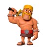 THE WORLD OF CLASH FIGURA MINIX CLASH OF CLANS BÁRBARO