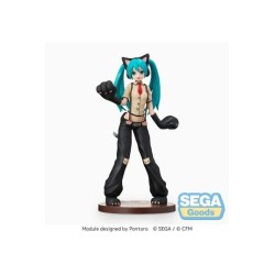 HATSUNE MIKU KITTY CAT VER. SPM FIG. 23 CM HATSUNE MIKU PROJECT