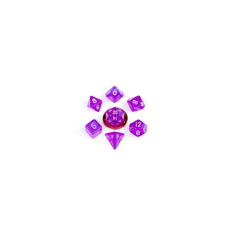 FANROLL MINI PACK DE DADOS STARDUST PURPLE (7)