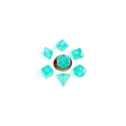 FANROLL MINI PACK DE DADOS STARDUST TURQUOISE (7)