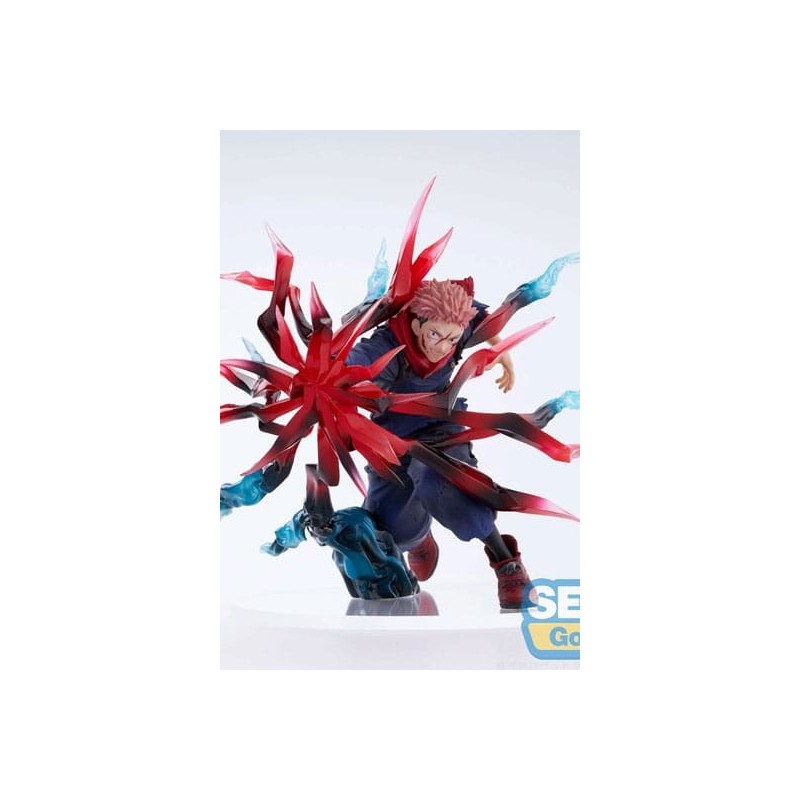 FIGURA JUJUTSU KAISEN YUJI ITADORI BLACK FLASH 16CM SEGA