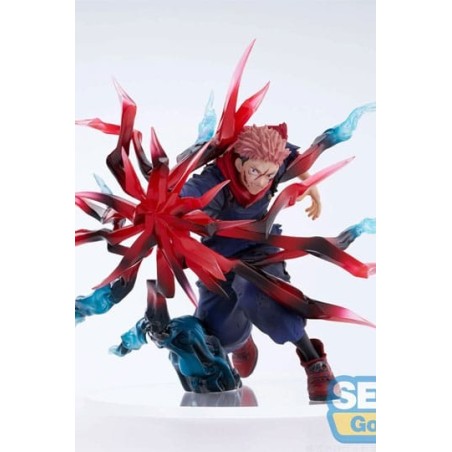 FIGURA JUJUTSU KAISEN YUJI ITADORI BLACK FLASH 16CM SEGA