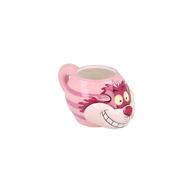 TAZA ALICIA EN EL PAIS DE LAS MARAVILLAS (GATO  CHESIRE 3D 500ML)