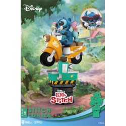 FIGURA DISNEY DIORAMA PVC D-STAGE STITCH COIN RIDE 16 CM