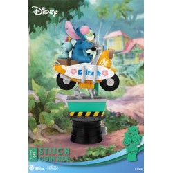 FIGURA DISNEY DIORAMA PVC D-STAGE STITCH COIN RIDE 16 CM