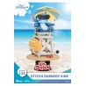 FIGURA DISNEY DIORAMA PVC D-STAGE STITCH SUMMER VIBE 16 CM