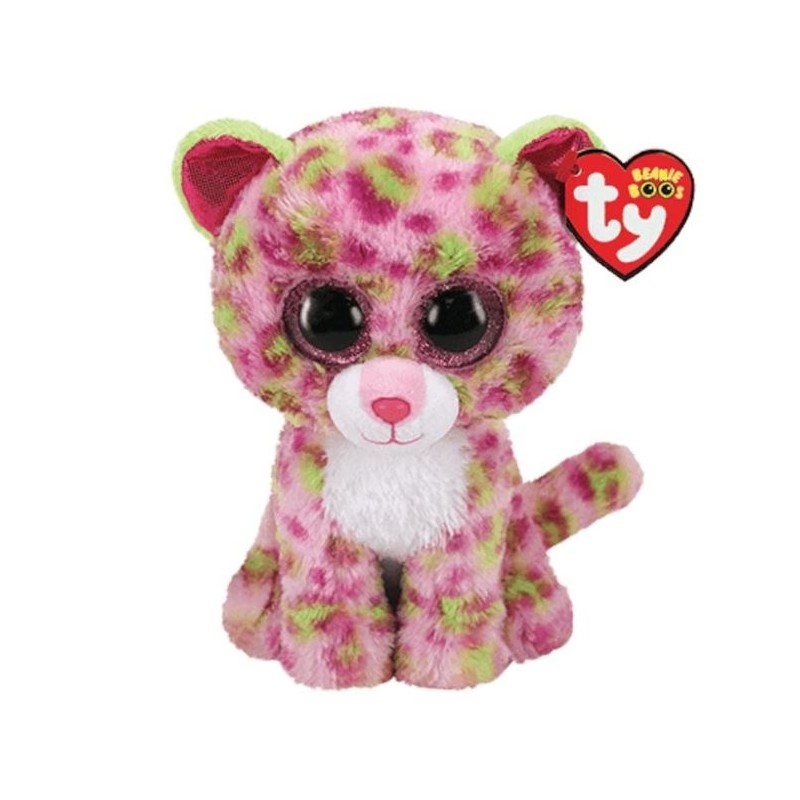 PELUCHE TY LEOPARDO ROSA (LAINEY)