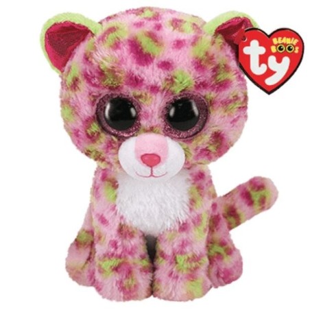 PELUCHE TY LEOPARDO ROSA (LAINEY)