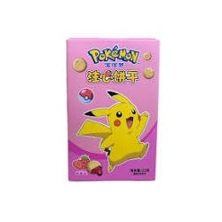 GALLETAS POKEMON RELLENAS DE FRESA 52G