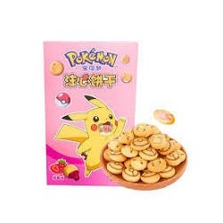 GALLETAS POKEMON RELLENAS DE FRESA 52G