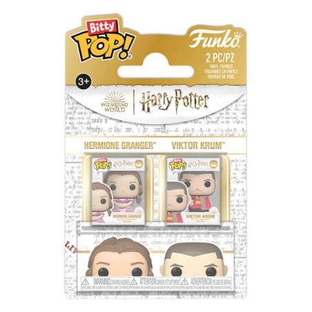 BITTY POP! HARRY POTTER (PACK 2 UD.  HERMIONE & VIKTOR KRUM)