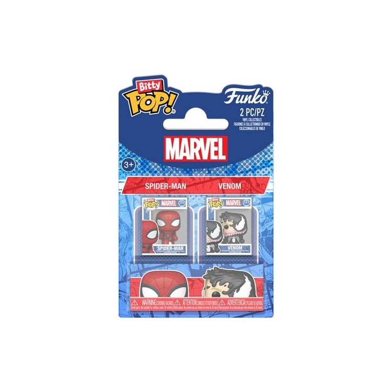 BITTY POP! MARVEL SPIDERMAN (PACK 2 UD.  SPIDER-MAN & VENOM)