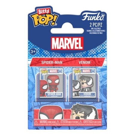 BITTY POP! MARVEL SPIDERMAN (PACK 2 UD.  SPIDER-MAN & VENOM)