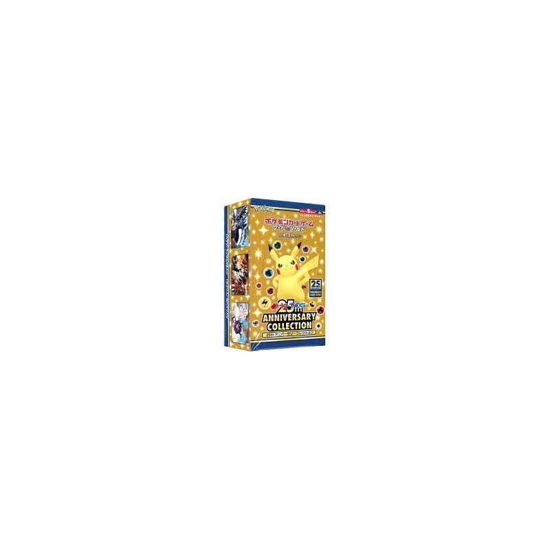 CAJA COMPLETA CARTAS POKEMON TCG 25TH ANNIVERSARY COLLECTION SELLADA COREANA