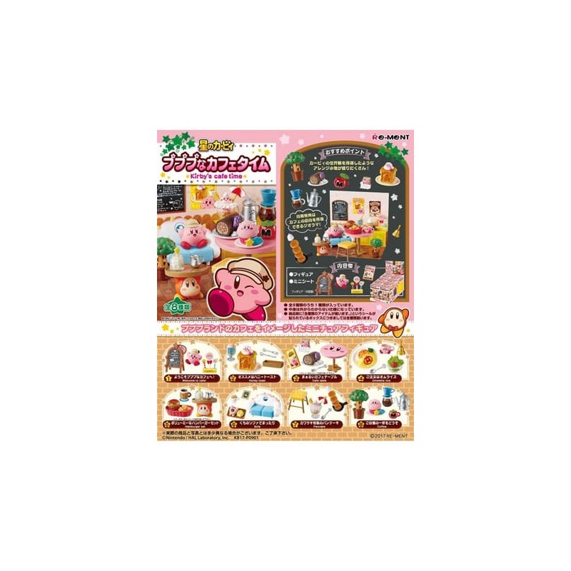 KIRBY MINIFIGURAS KIRBY'S CAFE TIME RE-MENT