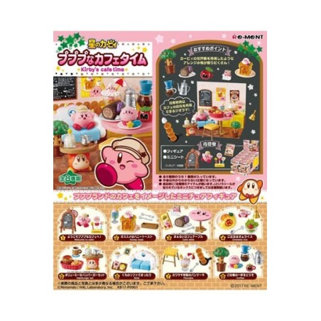 KIRBY MINIFIGURAS KIRBY'S CAFE TIME RE-MENT