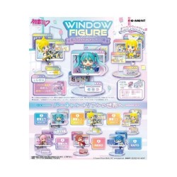 HATSUNE MIKU MINIFIGURAS WINDOW FIGURE COLLECTION RE-MENT