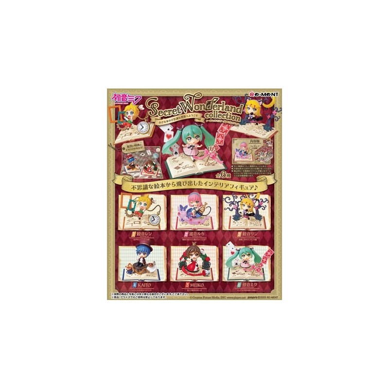 HATSUNE MIKU MINIFIGURAS SECRET WONDERLAND COLLECTION RE-MENT