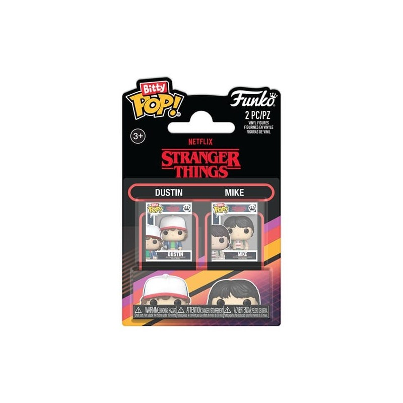 BITTY POP! STRANGER THINGS (PACK 2 UD. DUSTIN & MIKE)