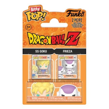 BITTY POP! HELLO DRAGON BALL (PACK 2 UD. SS GOKU & FRIEZA)