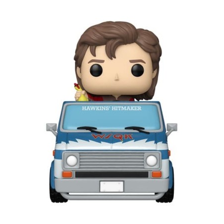 * RESERVA * FUNKO POP! STRANGER THINGS (POP! RIDES STEVE WITH THE SKUAWK  VAN EXCLUSIVE) 138