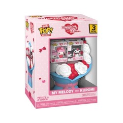 * RESERVA * BITTY POP! BOUQUETE VINYL (MY MELODY AND KUROMI VALENTINE) 3PCS