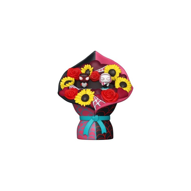 BITTY POP! BOUQUETE VINYL (MILES MORALES AND GHOST SPIDER VALENTINE) 3PCS