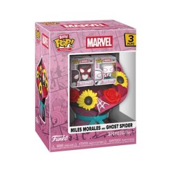 * RESERVA * BITTY POP! BOUQUETE VINYL (MILES MORALES AND GHOST SPIDER VALENTINE) 3PCS